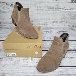 Me Too Ankle Boots Brown Suede Size 9
